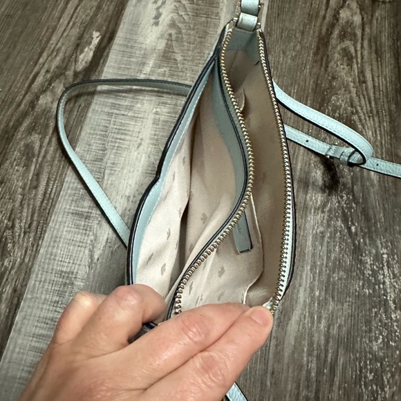 Kate spade light baby blue crossbody bag purse - Picture 6 of 14